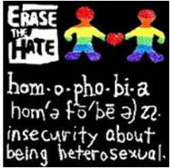 Homophobia: Insecurity about being heterosexual