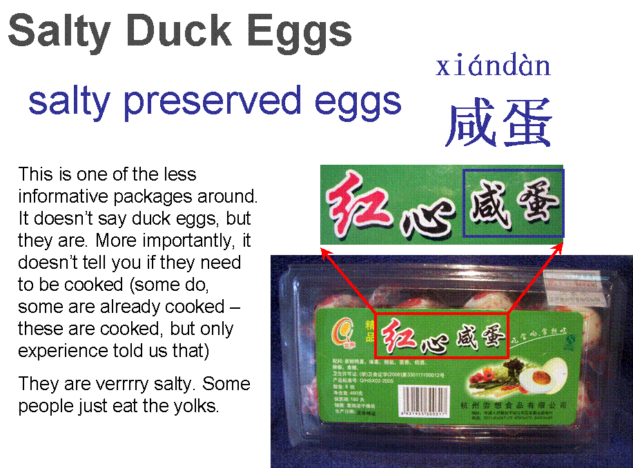 Picture of Salty Duck Eggs label