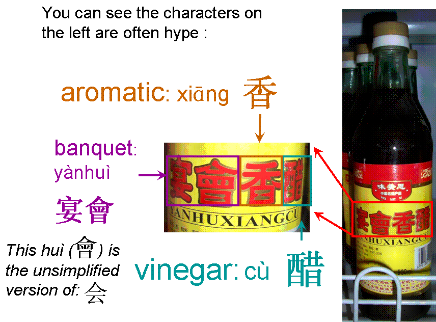 Picture of aromatic vinegar label